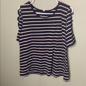 Criss Cross Shoulder Shirt